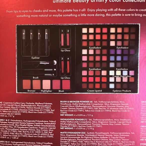 Ultimate Beauty Artistry Color Collection Makeup Kit From Belk NIB - Picture 6 of 6
